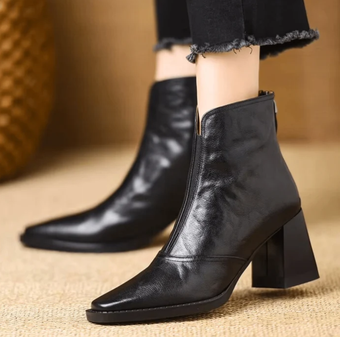 Claudia | Stivaletti di lusso con tacco medio